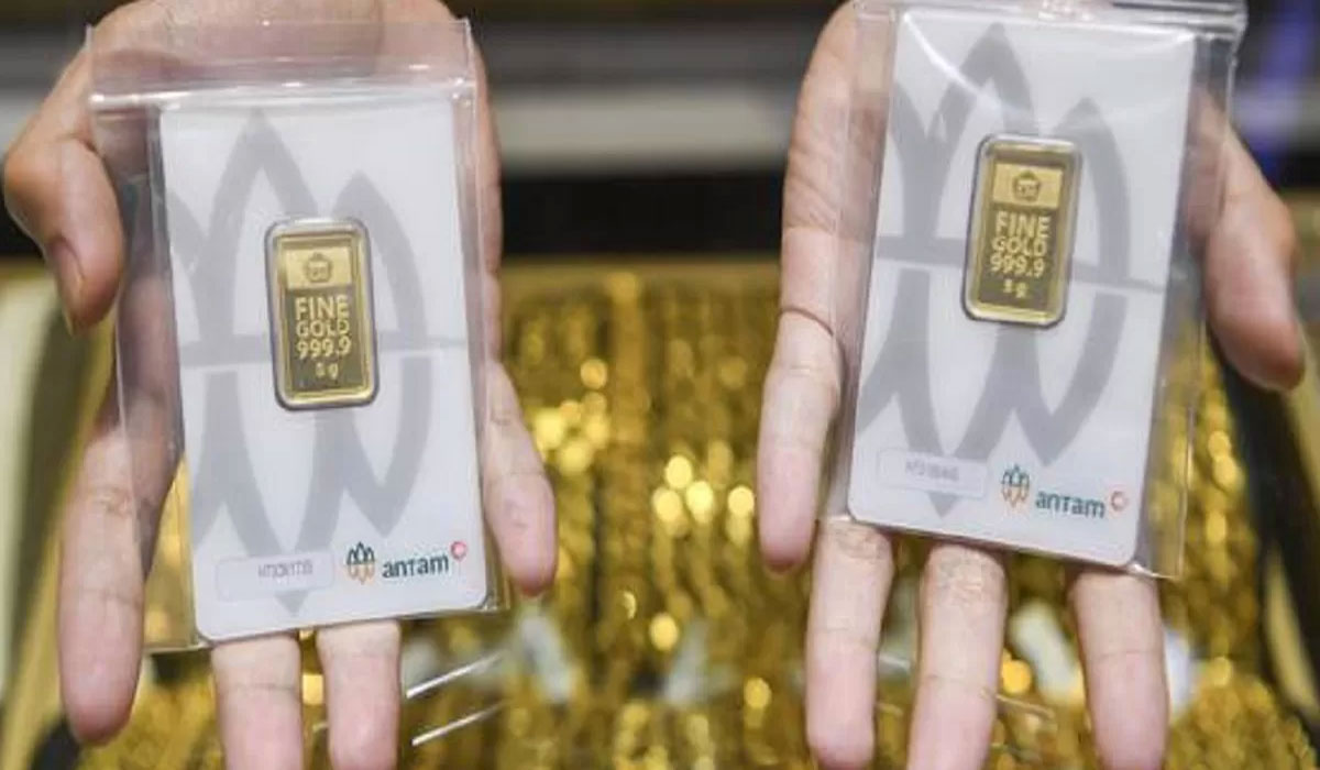 Harga Emas Antam Anjlok! Turun Rp42 Ribu, Kini Sentuh Rp2,81 Juta per Gram